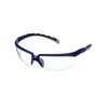 Solus™ 2000 Schutzbrille, S2001ASP-BLU, blau/graue Bügel, transparente Antikratz-Scheibe +